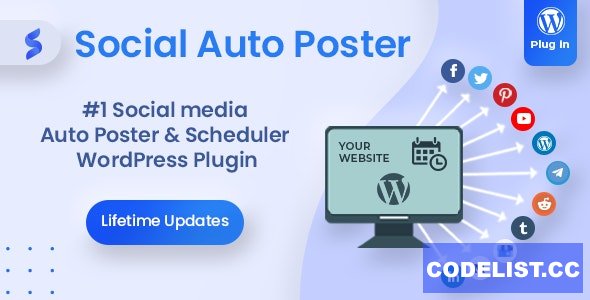 Social Auto Poster v5.1.1 - WordPress Plugin