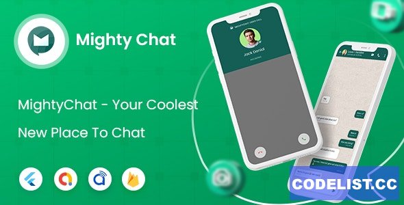 MightyChat v1.0 - Chat App With Firebase Backend + Agora.io