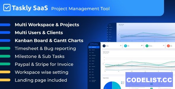 TASKLY SaaS v2.7.0 – Project Management Tool