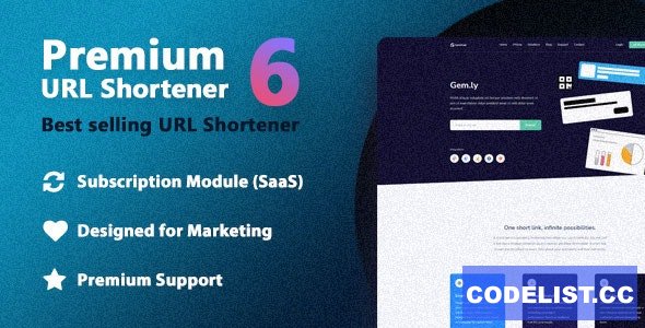Premium URL Shortener v6.1.4 - nulled
