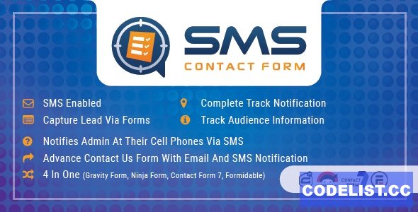 Wordpress SMS Contact Form Plugin v1.2
