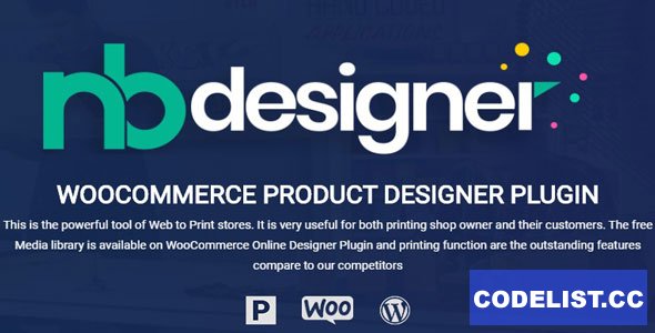 Nbdesigner Pro v2.8.1 - Online Woocommerce Products Designer Plugin