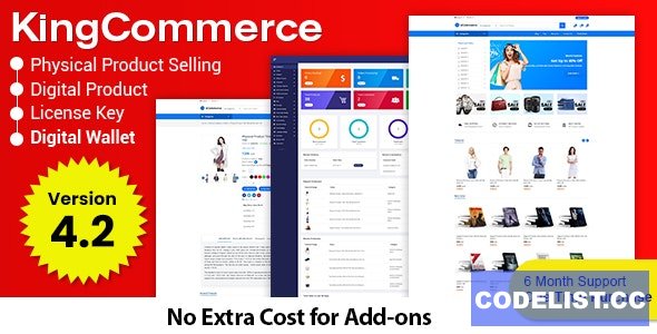 KingCommerce v4.2 - All in One Single and Multi vendor Eommerce Business Management System - nulled