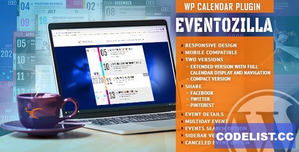 EventoZilla v1.5 - Event Calendar WordPress Plugin