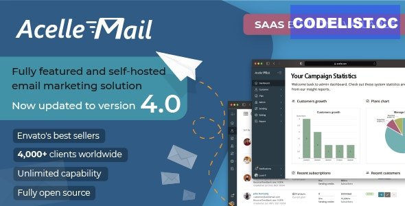 Acelle 4.0.25 - Email Marketing Web Application - nulled