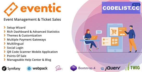 Eventic v1.2 - Ticket Sales and Event Management System