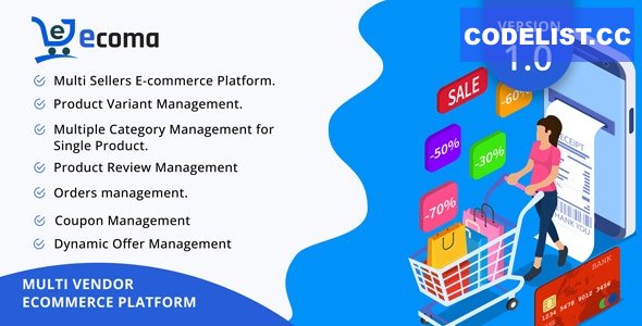 Ecoma v1.0 - Multivendor Ecommerce Shopping Platform