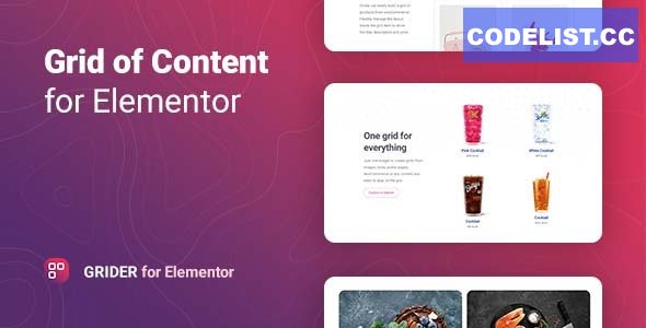 Grider v1.0.3 - Grid of Content and Products for Elementor
