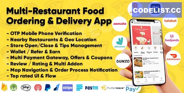 Eatggy v1.2 - Multi Restaurant Food Ordering & Delivery Application | Restaurant Management 