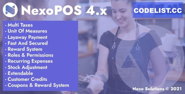 NexoPOS 4.6.3 - POS, CRM & Inventory Manager