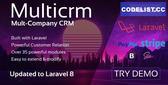 Multicrm v4.0 - Multipurpose Laravel CRM