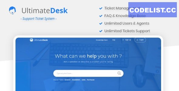 UltimateDesk v1.2 - Support Ticket System with Knowledge Base & FAQ 