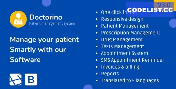 Doctorino v3.1 - Doctor Chamber / Patient Management System