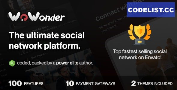 WoWonder v4.1.4 - The Ultimate PHP Social Network Platform - nulled