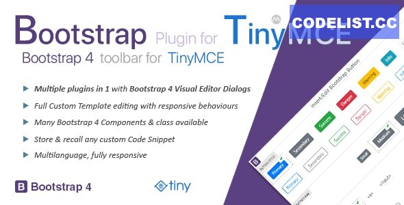 Bootstrap Plugin for TinyMCE v3.5.1