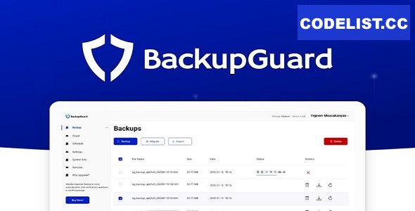 BackupGuard Pro v1.6.8.4 - WordPress Backup Plugin