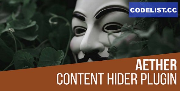  Aether v1.2.0 - Content Hider Plugin for WordPress