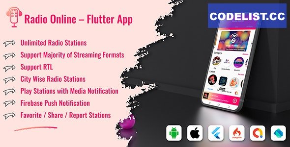 Radio Online v1.0.4 - Flutter Full App