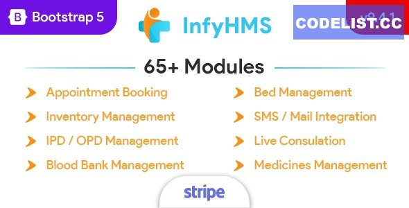 InfyHMS v9.4.1 - Smart Laravel Hospital Management System