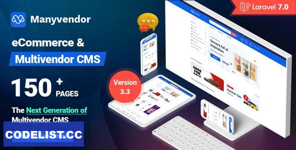 Manyvendor v3.3 - eCommerce & Multivendor CMS