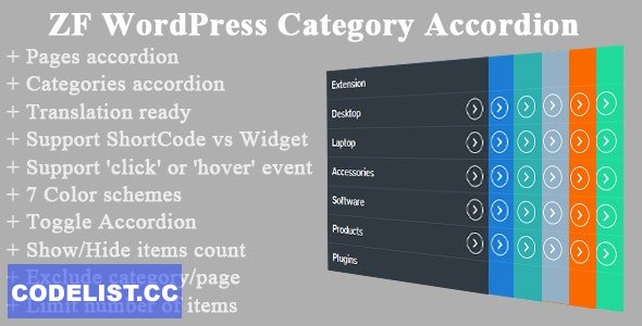 ZF v2.5.1 - WordPress Category Accordion