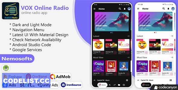 VOX Android Online Radio - 8 November 2022