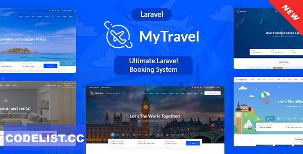  MyTravel v1.3.1 - Ultimate Laravel Booking System