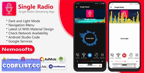 Android Radio - Single Radio Streaming App 14 February 2022