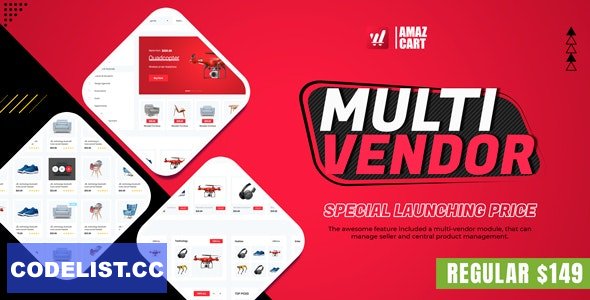 Multi-Vendor v1.6 - AmazCart Laravel Ecommerce System CMS