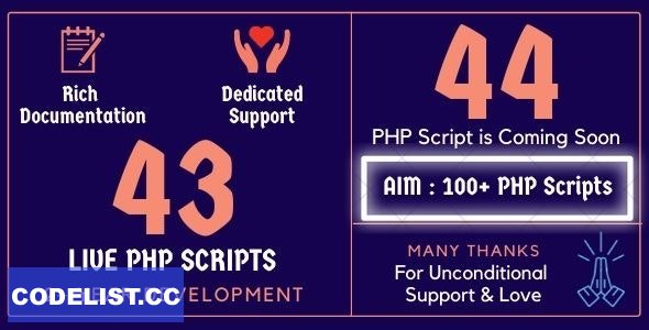 Mega PHP Scripts in Bundle Offer v3.3