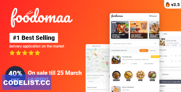 Foodomaa v3.5 - Multi-restaurant Food Ordering, Restaurant Management and Delivery Application + Modules - nulled