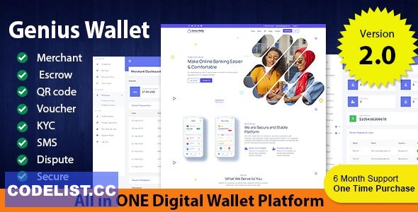 Genius Wallet v2.0 - Advanced Wallet CMS with Payment Gateway API - nulled