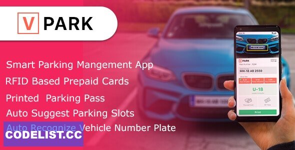  V-Park - Smart parking managment App