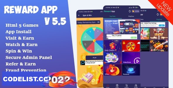 Reward App Lucky Spin + Start App ads + Adcolony v5.5