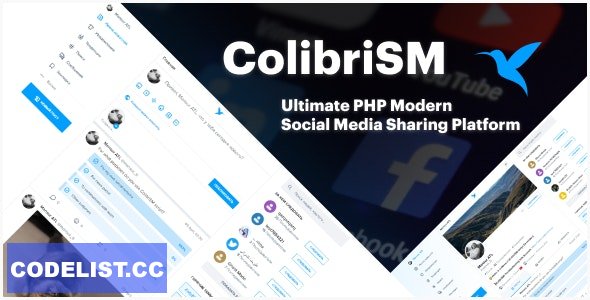 ColibriSM v1.3.7 - The Ultimate PHP Modern Social Media Sharing Platform - nulled