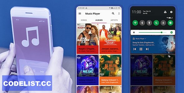 Music Player v1.0 - Android Music Player Source Code