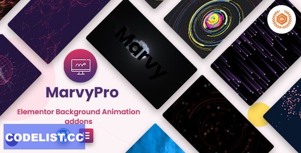 MarvyPro v1.6.0 - Background Animations for Elementor