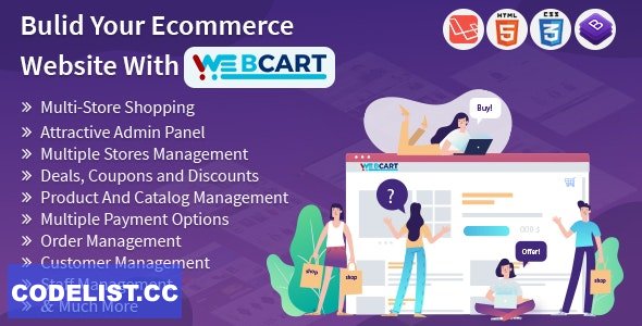 Web-cart 2.1 - Multi Store eCommerce Shopping Cart Solution