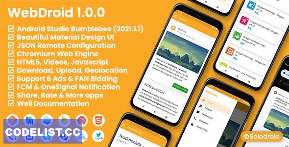 WebDroid v1.0.0 - Android WebView App