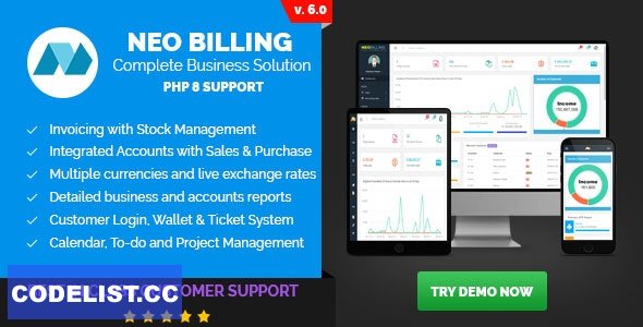 Neo Billing v6.0 - Accounting, Invoicing And CRM Software - nulled