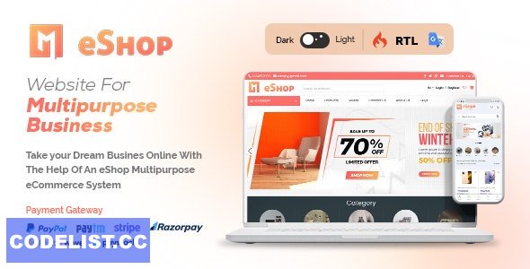 eShop Web v2.3.0 - Multi Vendor eCommerce Marketplace / CMS