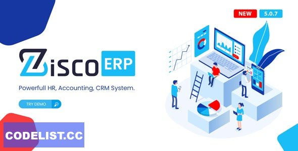 ZiscoERP v5.0.7 - Powerful HR, Accounting, CRM System