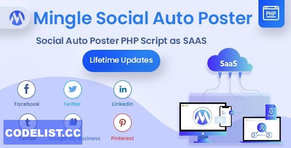 Mingle SAAS v4.2.2 - Social Auto Poster & Scheduler PHP Script