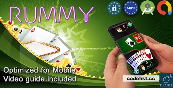 Rummy Classic v1.0 - Rami (Admob + GDPR + Android Studio)