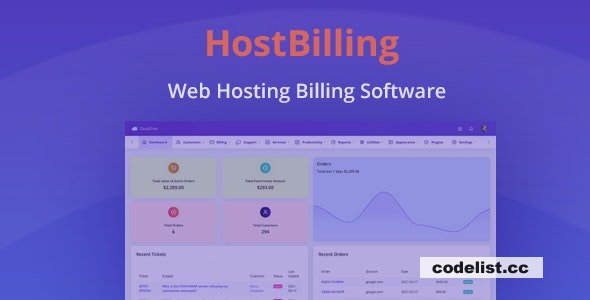 HostBilling v2.0.0 - Web Hosting Billing & Automation Software