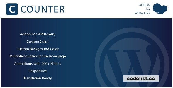 Counter v1.0 - Addons for WPBakery Page Builder WordPres Plugin 