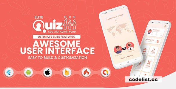 Elite Quiz v2.0.3 - Trivia Quiz - Quiz Game - Flutter Full App + Admin Panel