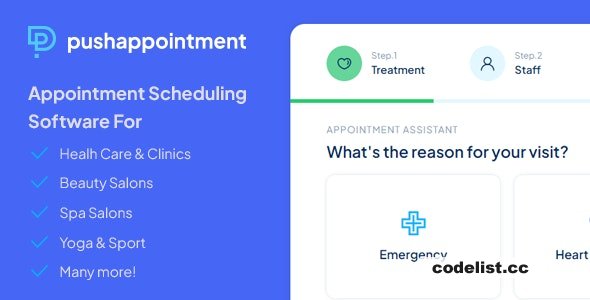 PushAppointment v1.0.2 - Appointment Scheduling Software for WordPress 