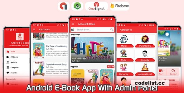 Android E Book App - Admin Panel - Admob & FAN 