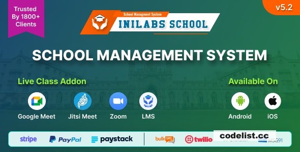  Inilabs School Express v5.2 - School Management System